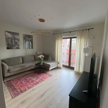 Apartament Nad Wisla Spacerem Do Centrum I Starego Miasta Warschau Exterior foto